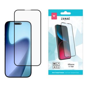 Verre trempe Full Cover pour iPhone Air, Noir