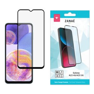 Verre trempe Full Cover pour Samsung Galaxy A23 4G / A23 5G, Noir