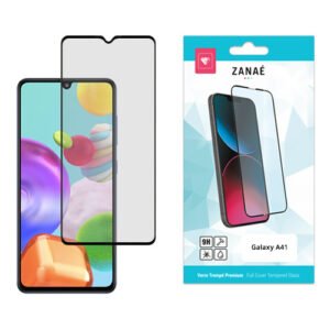 Verre trempe Full Cover pour Samsung Galaxy A41, Noir