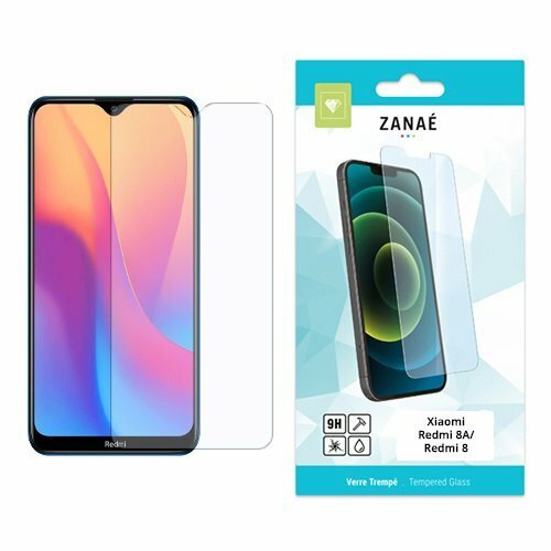Verre trempé ZANAE pour Xiaomi Redmi 8A, protection d’écran claire et résistante.