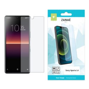 Verre trempé ZANAË transparent pour Sony Xperia L4, protection d’écran claire et résistante.