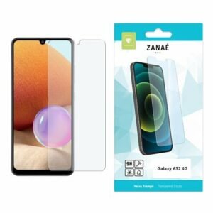 Verre trempé ZANAÉ Galaxy A32 4G, protection d’écran claire, précise et ultra résistante.