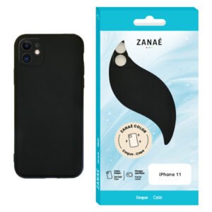 Coque Zanae Color pour iPhone 11, Noir