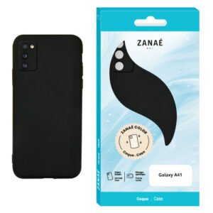 Coque Zanae Color pour Samsung Galaxy A41, Noir