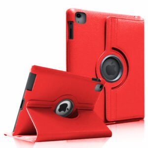 Etui Rotatif pour iPad Air 10.9 (4,5,6e gen) / iPad Air 11 (6,7,8e gen), Rouge