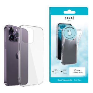 Coque Softgel pour iPhone 14 Pro Max, Transparent