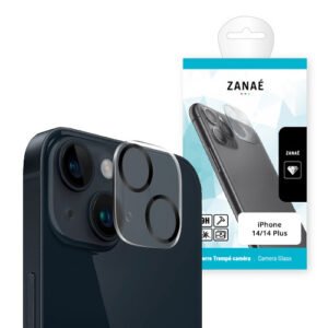 Verre trempe camera bloc pour iPhone 14 / 14 Plus, Transparent