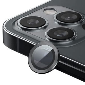 Verre trempe camera chrome pour iPhone 13 Pro / 13 Pro Max, Graphite