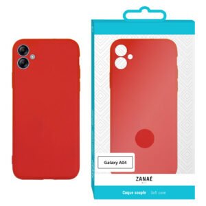 Coque Zanae Color pour Galaxy A04, Rouge
