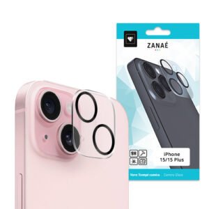 Verre trempe camera bloc pour iPhone 15 / 15 Plus, Transparent