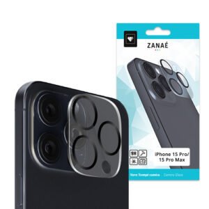 Verre trempe camera bloc pour iPhone 15 Pro / 15 Pro Max, Transparent