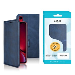 Etui Portefeuille Zanae Columbia pour iPhone XR, Marine