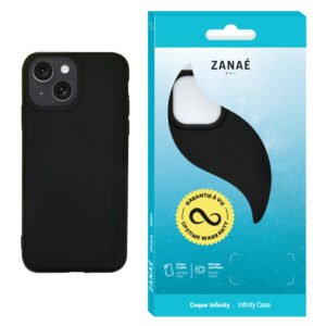 Coque Infinity pour iPhone 14 plus, Noir