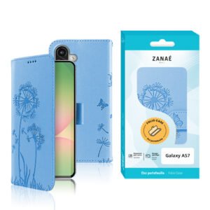 Etui Blowball pour Galaxy A57, bleu