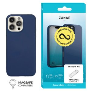 Coque Infinity MagSafe pour iPhone 16 Pro, marine