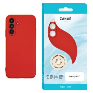 Coque Zanae Color pour Galaxy A37, rouge