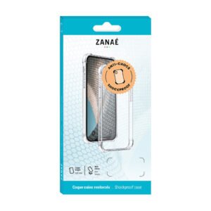 Coque Silicone transparent avec coins renforces pour Honor X8c, transparent