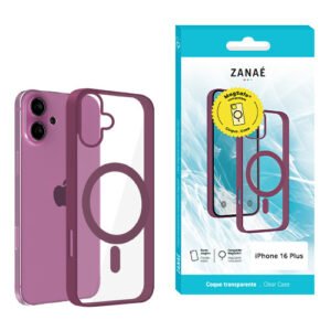 Coque Aura MagSafe pour iPhone 16 Plus, Prune