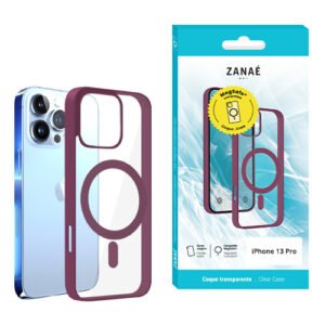 Coque Aura MagSafe pour iPhone 13 Pro, Prune