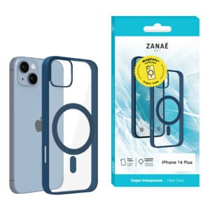 Coque Aura MagSafe pour iPhone 14 Plus, Marine
