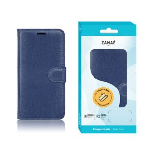 Etui Portefeuille Zanae pour Galaxy S26 FE, Marine
