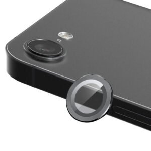 Verre trempe camera chrome pour iPhone 17e / 16e, Graphite