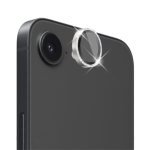 Verres Camera pailletes Argent pour iPhone 16e/ 17e
