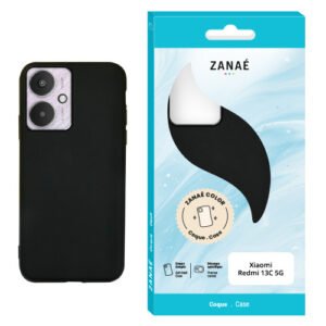 Coque Zanae Color pour Redmi 13C 5G, Noir