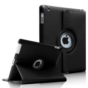 Etui  Rotatif pour iPad 9.7 (2,3,4e gen),  Noir