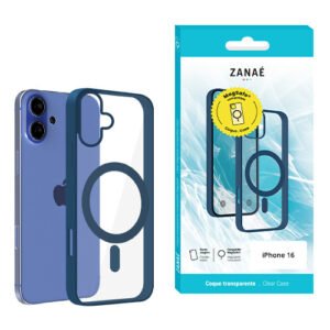 Coque Aura MagSafe pour iPhone 16, Marine