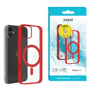 Coque Aura MagSafe pour iPhone 11, Rouge