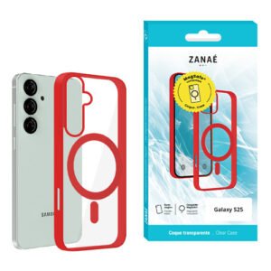 Coque Aura MagSafe pour Galaxy S25, Rouge