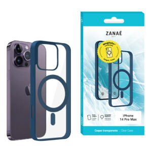 Coque Aura MagSafe pour iPhone 14 Pro Max, Marine