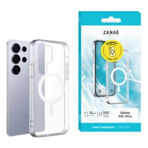 Coque Essentielle MagSafe pour Galaxy S25 Ultra, Transparent