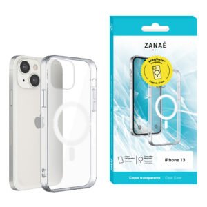 Coque Essentielle MagSafe pour iPhone 13, Transparent