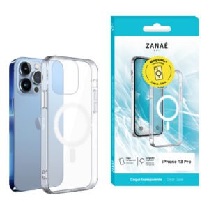 Coque Essentielle MagSafe pour iPhone 13 Pro, Transparent