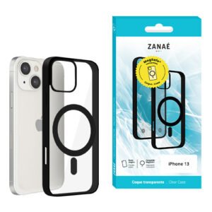 Coque Aura MagSafe pour iPhone 13, Noir