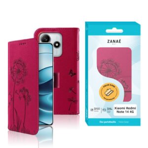 Etui Blowball pour Redmi Note 14 4G, Rouge