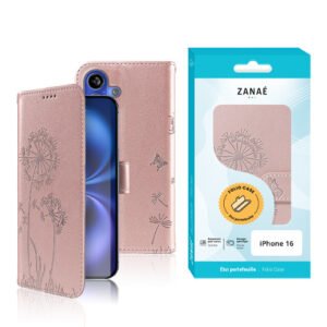 Etui Blowball pour iPhone 16, Rose