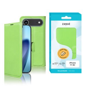 Etui Portefeuille Zanae pour iPhone Air, Vert