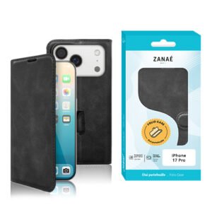 Portefeuille Zanae Columbia pour iPhone 17 Pro, Noir