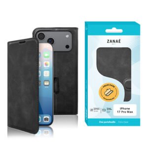 Portefeuille Zanae Columbia pour iPhone 17 Pro Max, Noir