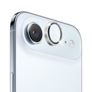 Verres Camera pailletes Argent pour iPhone Air