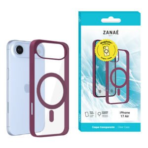 Coque Aura MagSafe pour iPhone Air, Prune