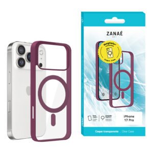 Coque Aura MagSafe pour iPhone 17 Pro, Prune