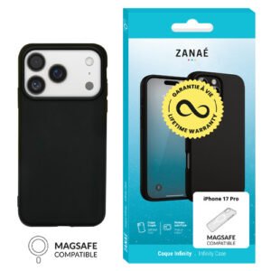 Coque Infinity MagSafe pour iPhone 17 Pro, Noir