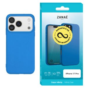 Coque Infinity pour iPhone 17 Pro, Bleu