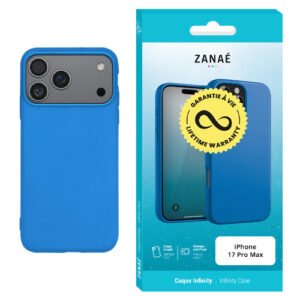 Coque Infinity pour iPhone 17 Pro Max, Bleu