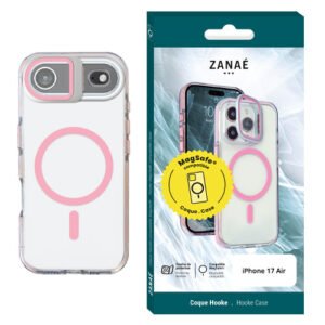 Coque Hooke MagSafe pour iPhone Air, Rose