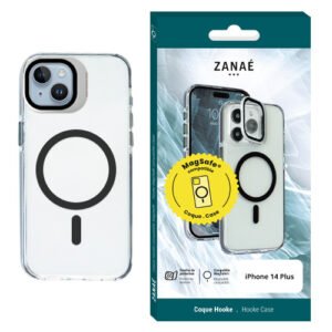 Coque Hooke MagSafe pour iPhone 14 Plus, Noir